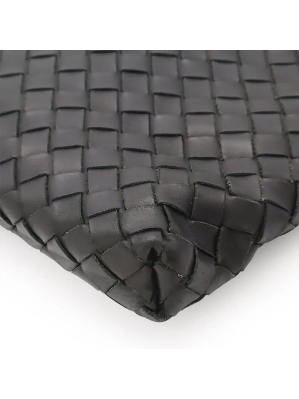 Bottega Veneta Intrecciato Shoulder Bag Crossbody Black